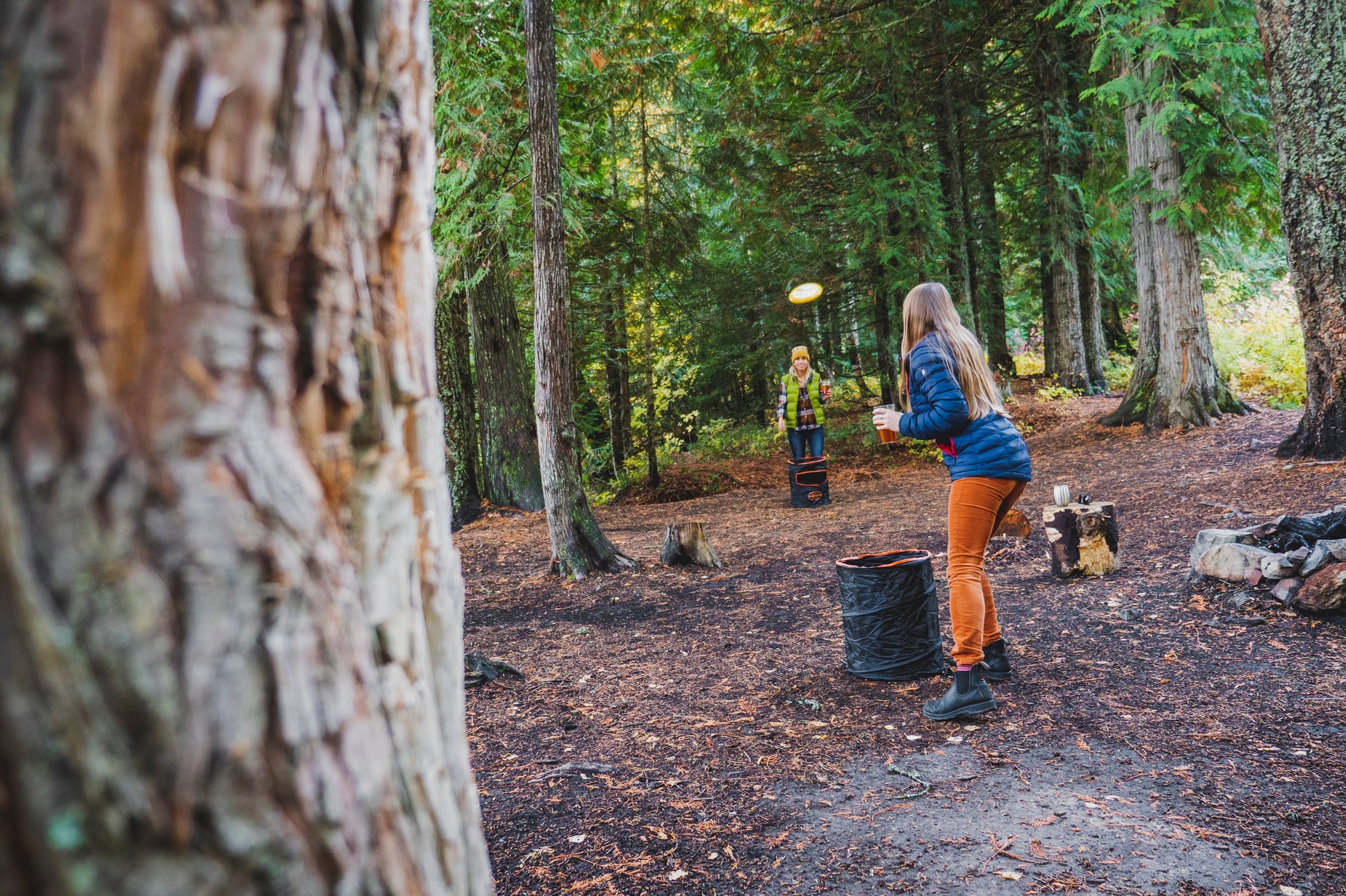 Camp Collapsible Travel Barrel Toss (kan jam).